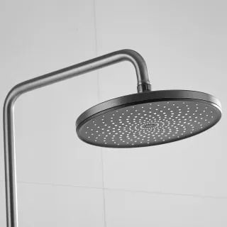 Душевая стойка Shevanik S8336T оружейная сталь